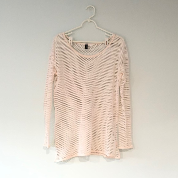 H&M White knit net tunic - Picture 5 of 6